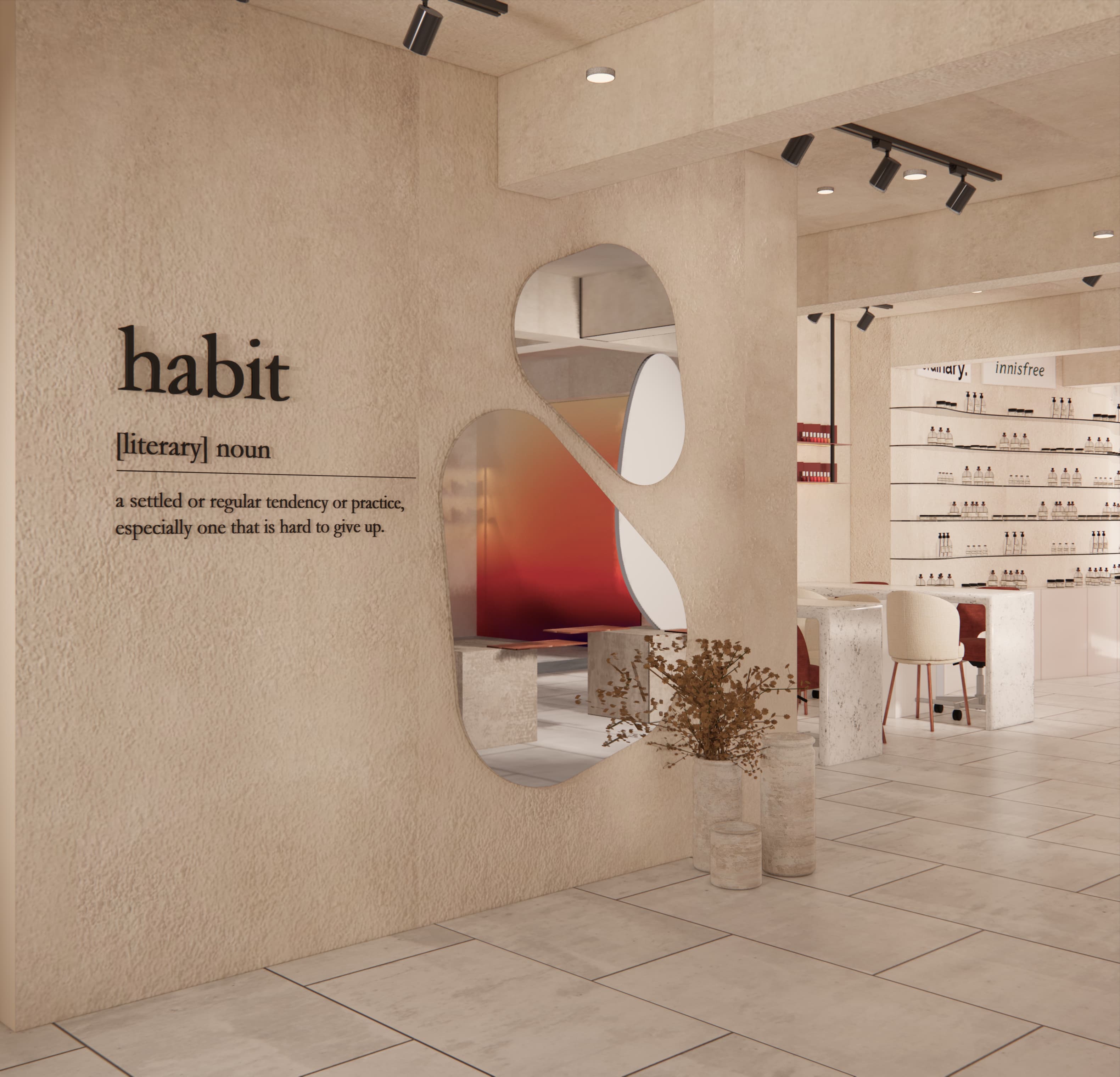 Habit Salon interior